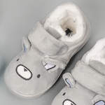 Load image into Gallery viewer, Lulabay baby boys personalised pramsuit and bear slipper gift set
