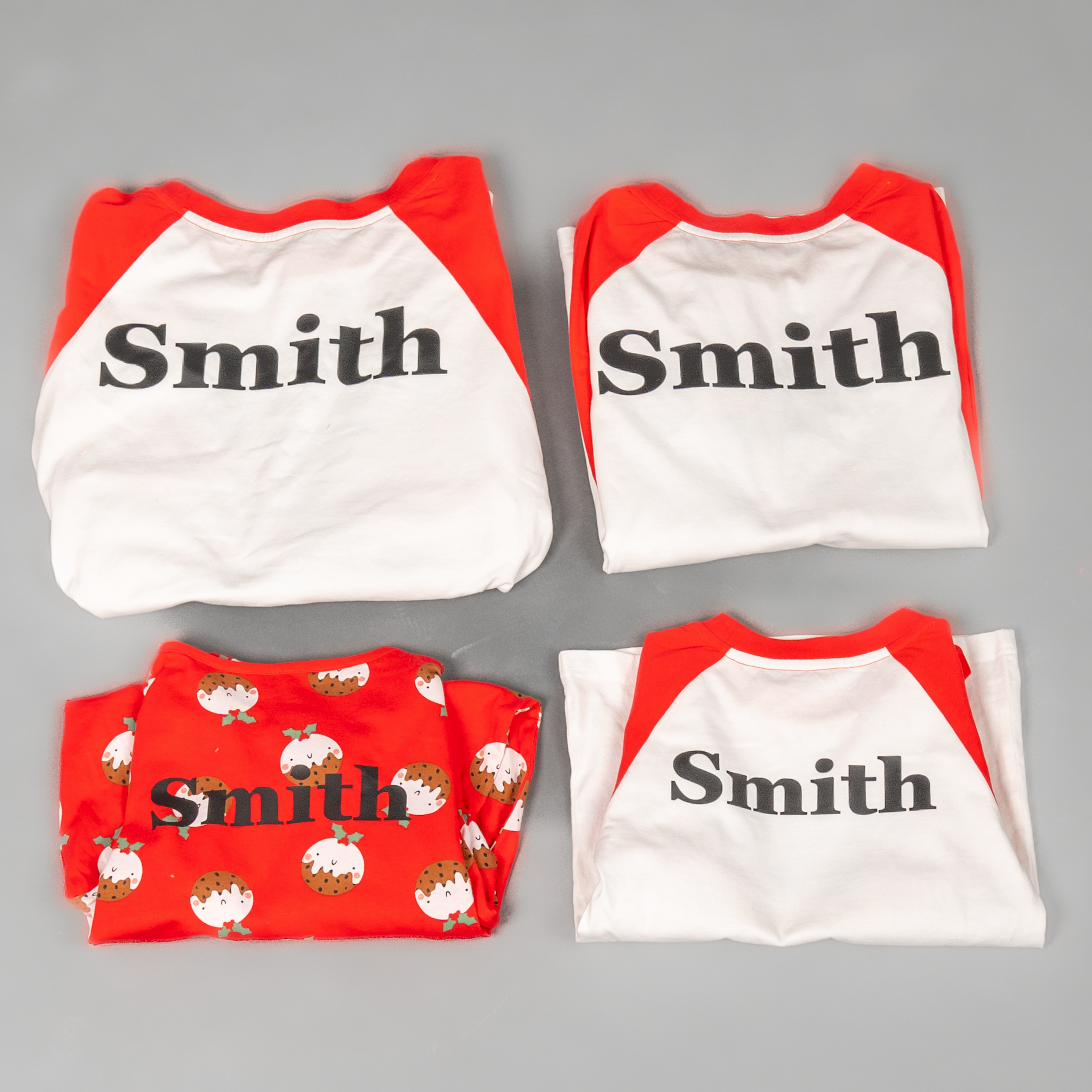 Ladies personalised family christmas MAMA PUD printed pyjamas