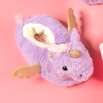 Load image into Gallery viewer, Lulabay girls personalised unicorn dressing gown and unicorn slippers gift set
