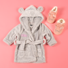 Lulabay baby girls personalised dressing gown and bunny slippers gift set