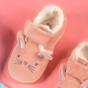 Lulabay baby girls bunny slippers