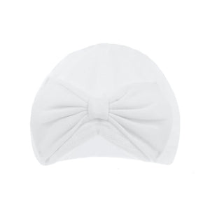 Babies turban hat with bow