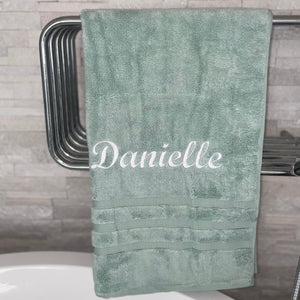 Personalised Zero Twist Towels