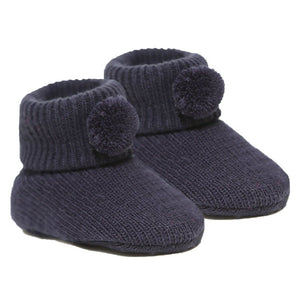 Newborn Baby Pom Pom Bootees