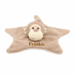 Load image into Gallery viewer, Babies personalised unisex recycled Monkey comforter
