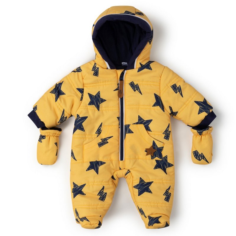 Lulabay baby boys quilted snowsuit